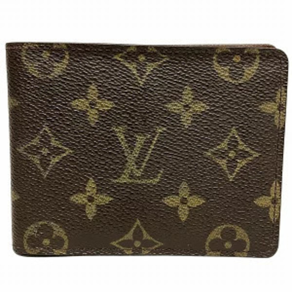 Louis Vuitton Monogram Portefeuille Multiple Bi fold Wallet